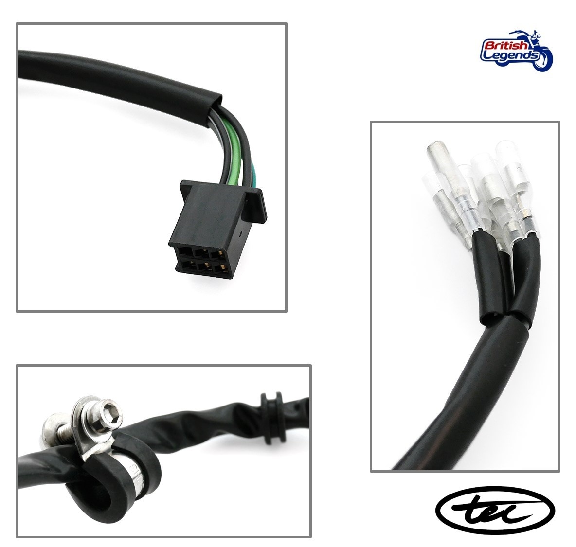 Arnés trasero "Plug & Play" para Royal-Enfield