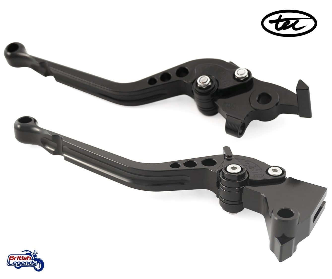 Palancas ajustables de alu macizo para Royal-Enfield