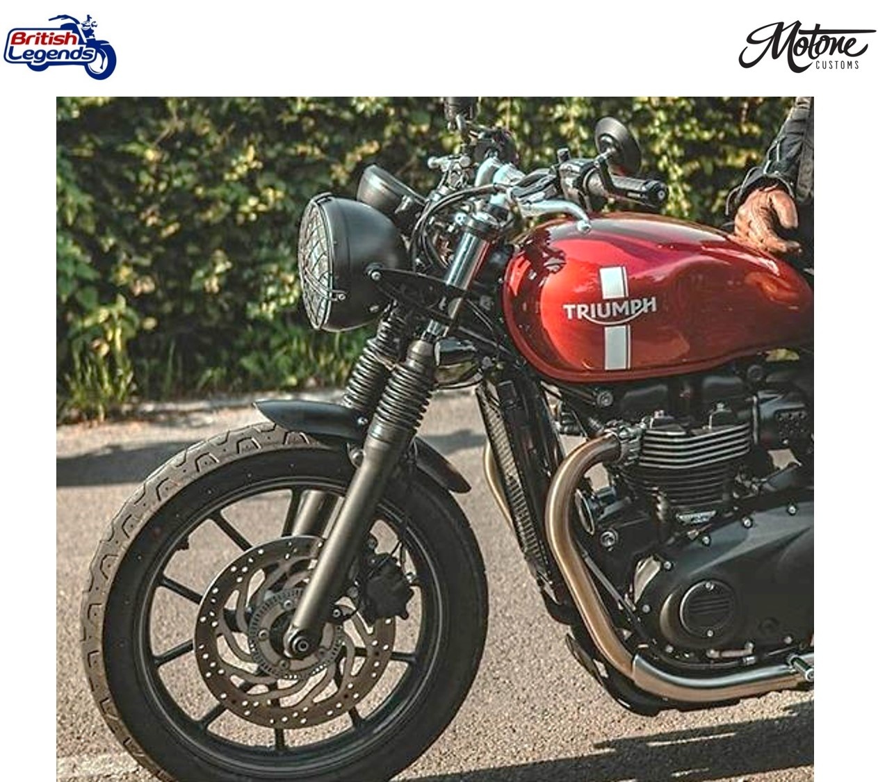 Pattes Support de Phare pour Triumph Twins