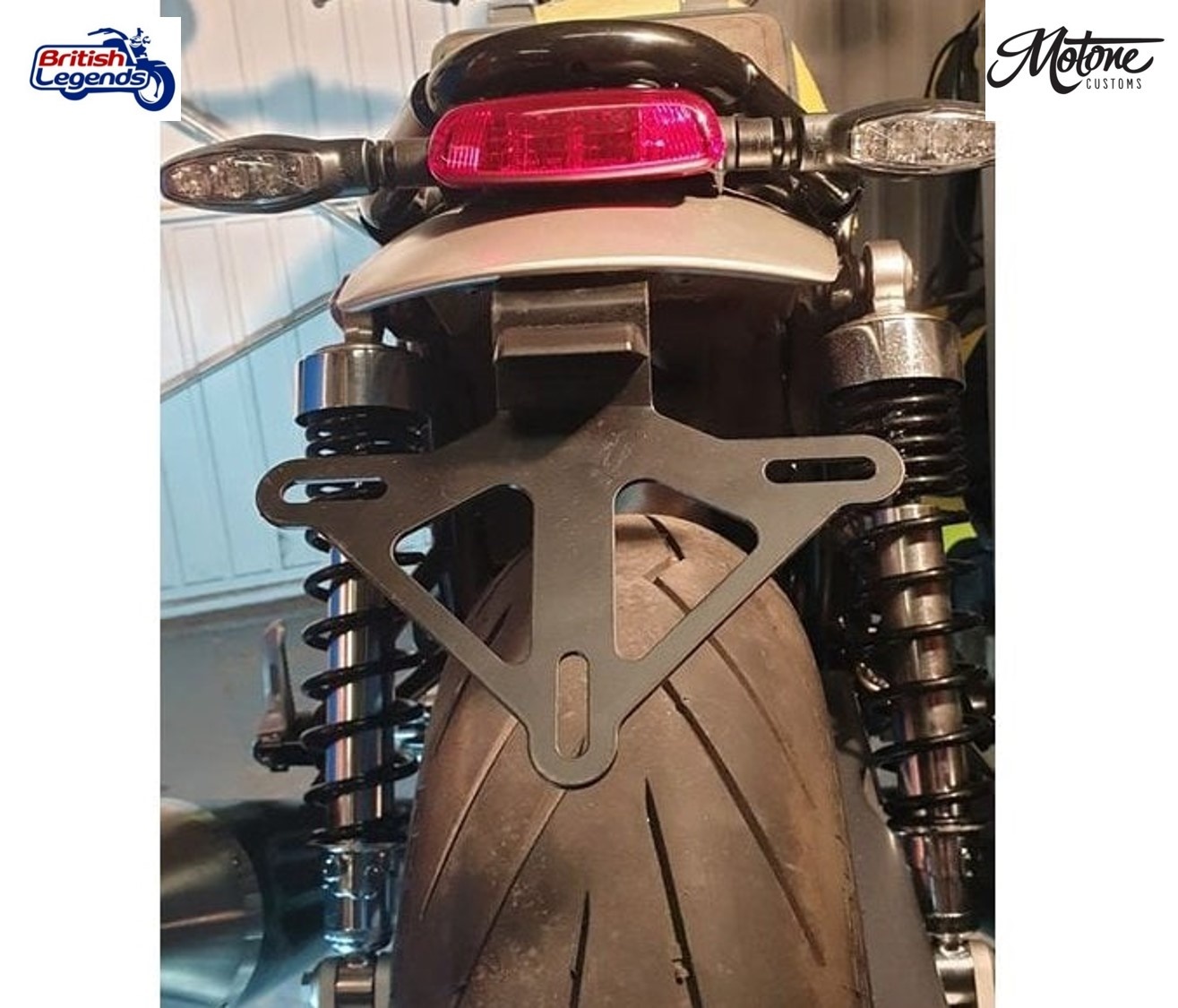 Porte-Plaque Court pour Triumph Speed Twin