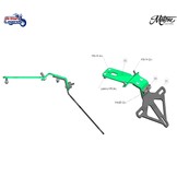 Short License Plate Bracket for Triumph Speed Twin