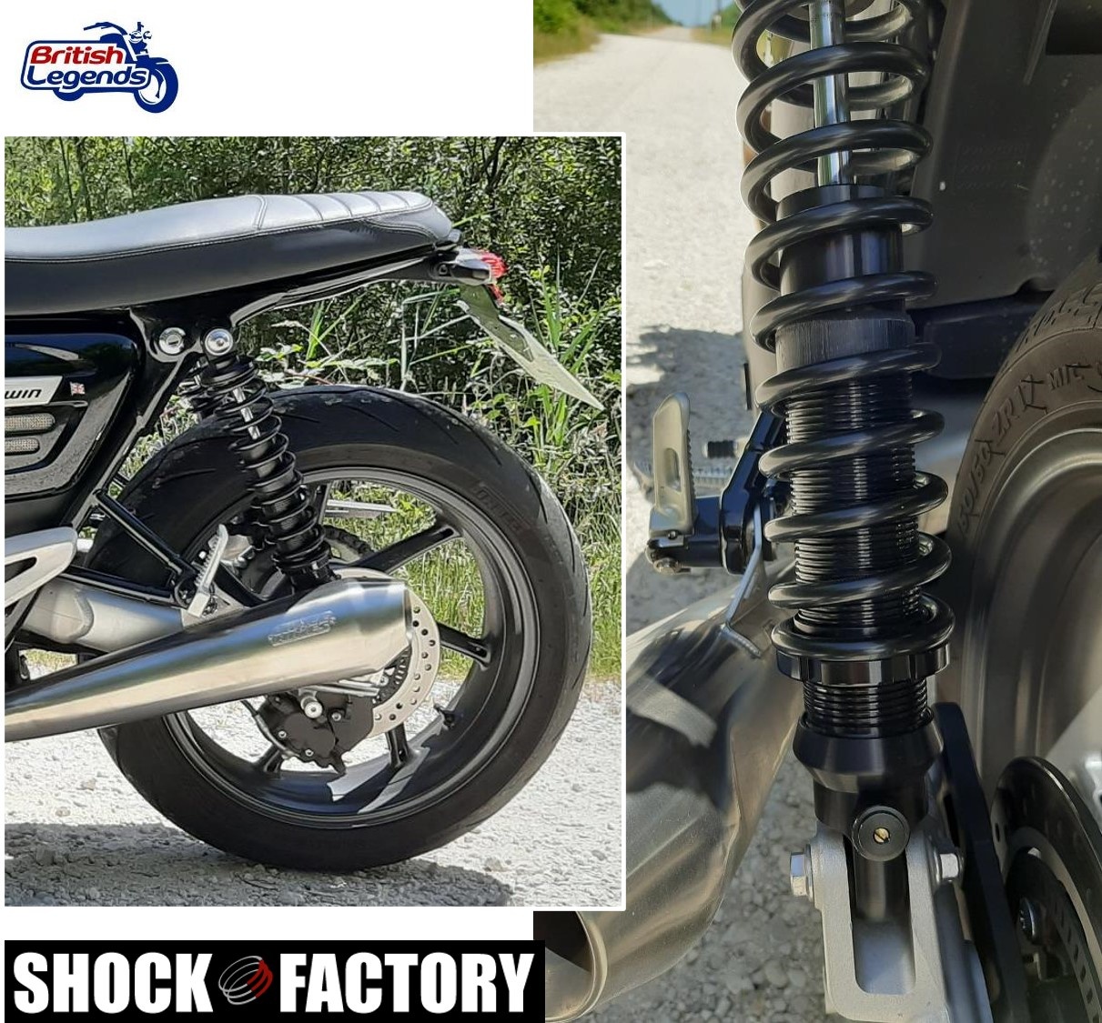 Shock Factory 2WIN para Triumph Bonneville