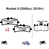 Sintered Brake Pads for Triumph Rocket III/3