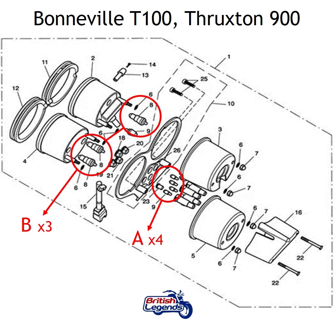Minibombillas T6.5/T10 para Instrumentos Triumph