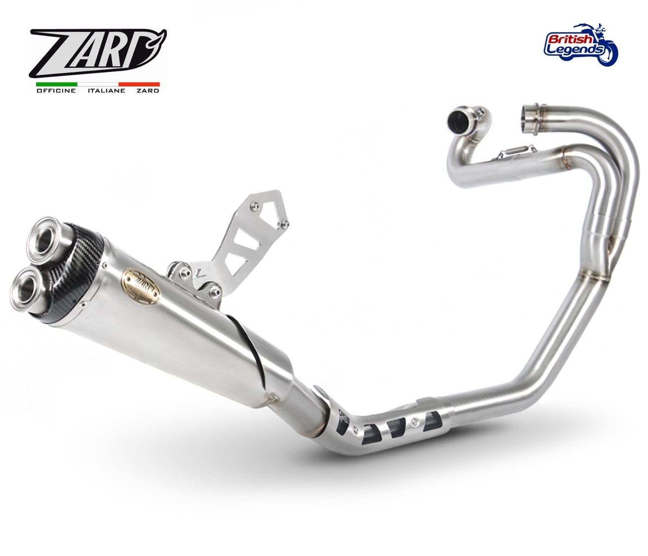 Zard Exhaust System for Triumph Scrambler 1200