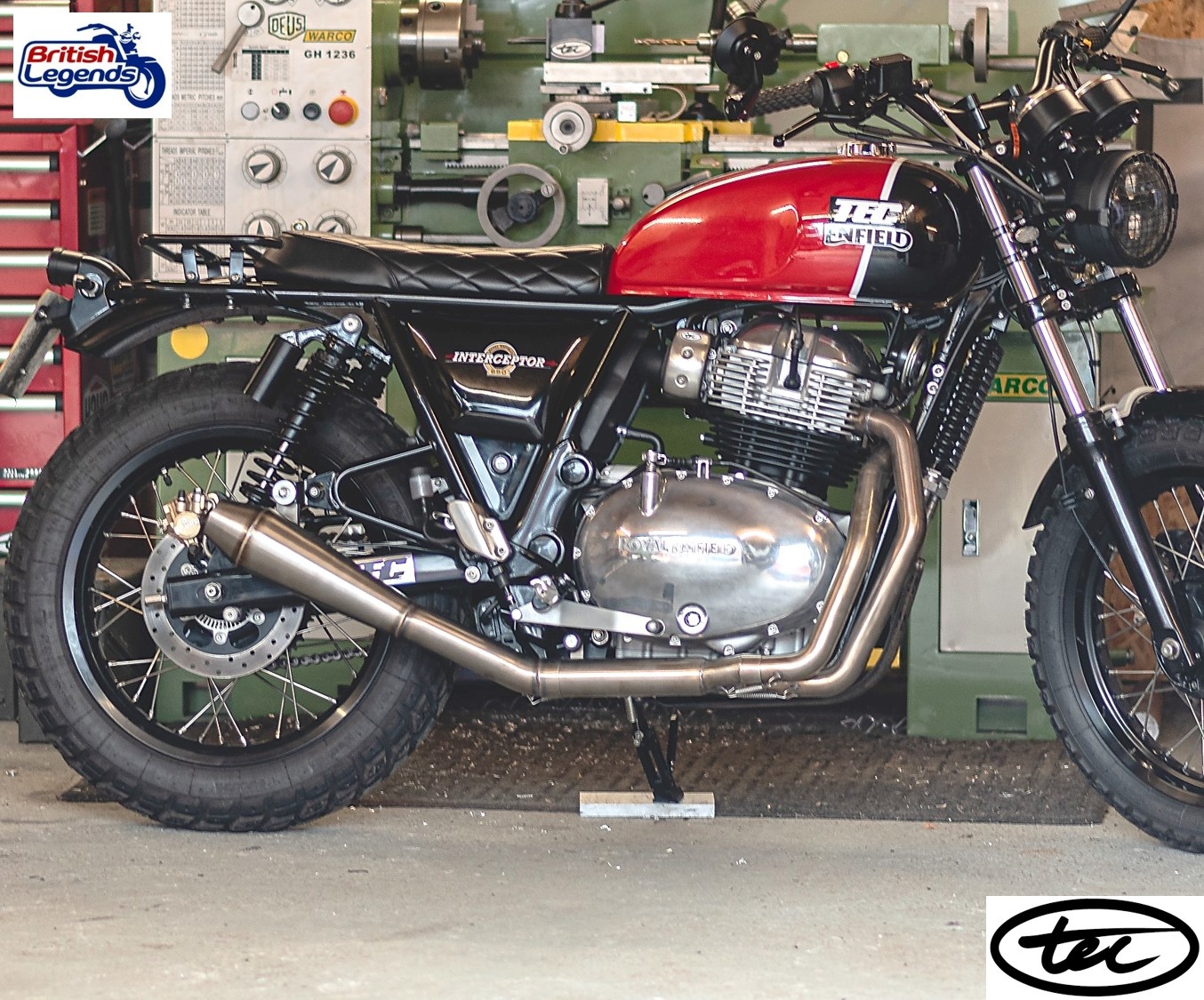 Ligne 2-en-1 Inox pour Royal-Enfield 650cc