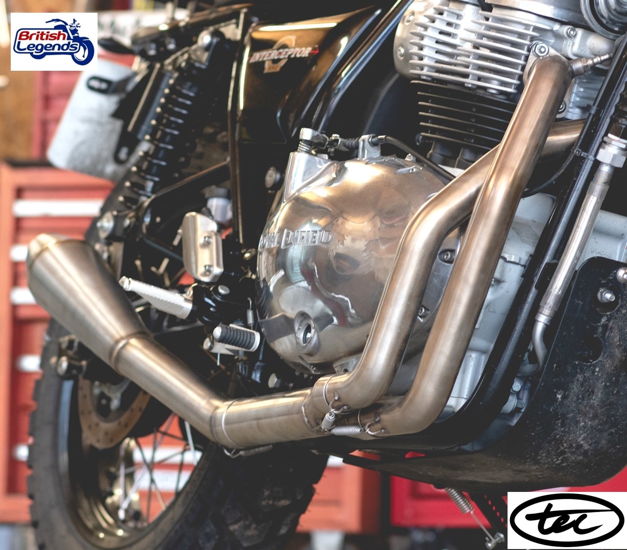 Ligne 2-en-1 Inox pour Royal-Enfield 650cc