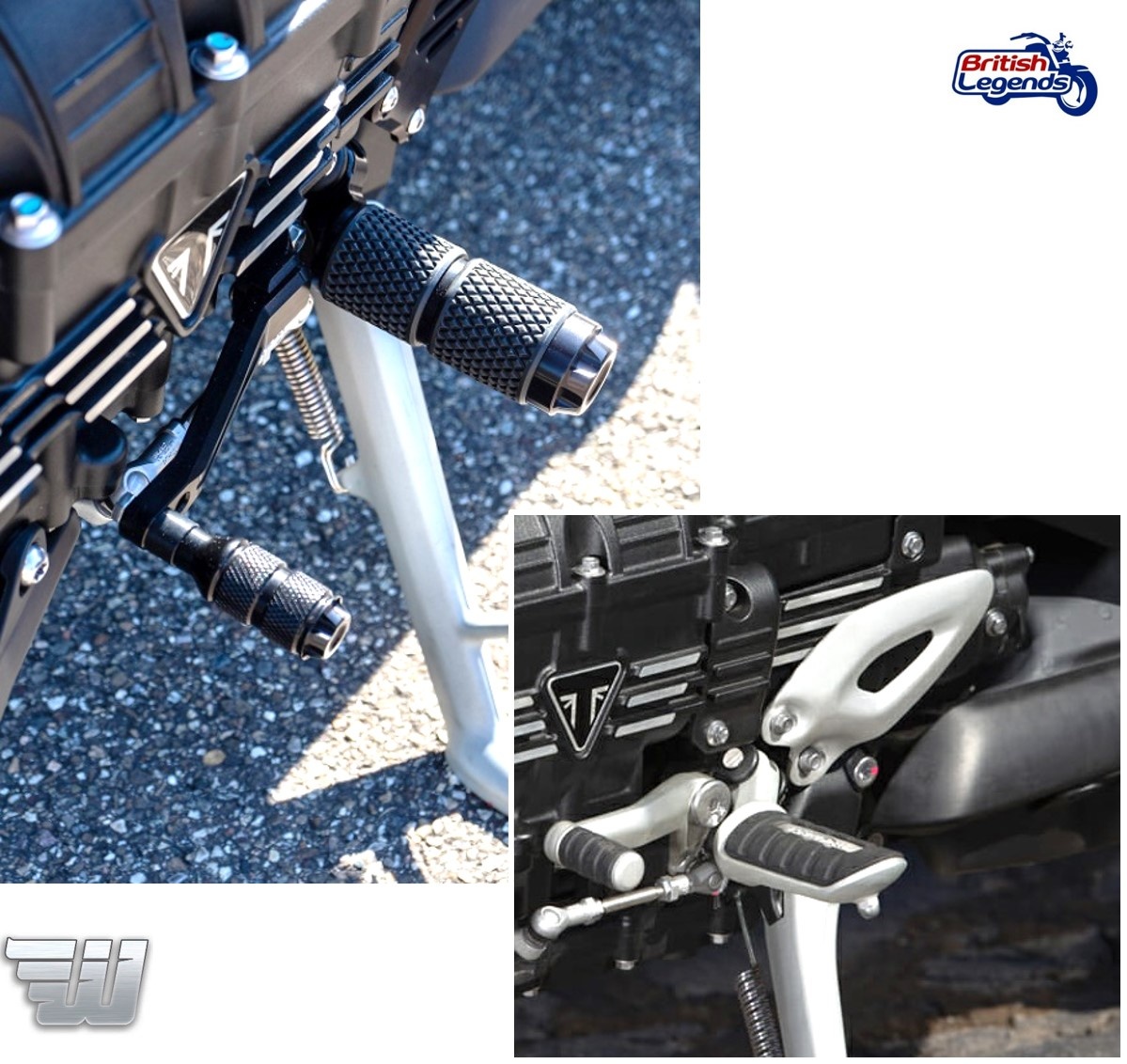 Commandes au Pied Noires pour Rocket 3 R