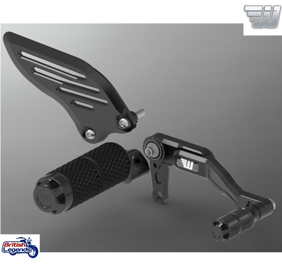 Commandes au Pied Noires pour Rocket 3 R