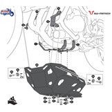 Protector de motor Heavy-Duty para Tiger 850/900