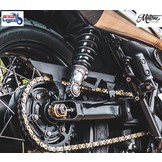 Cubrecadenas de acero inoxidable para Triumph Twins