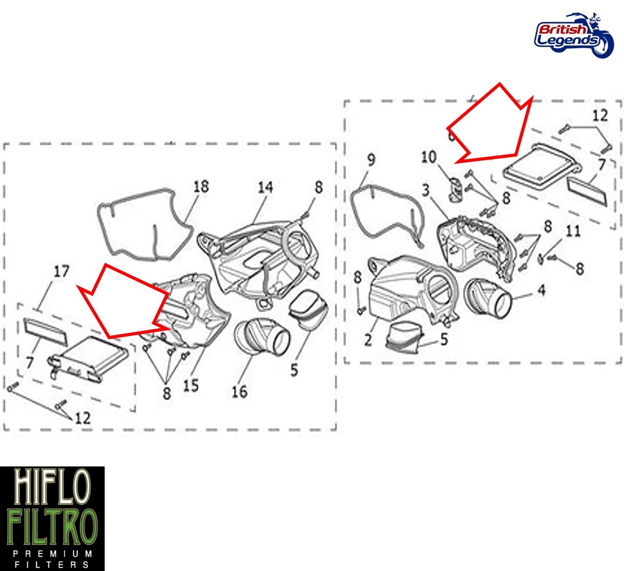 Air Filters for Triumph Bobber & Speedmaster