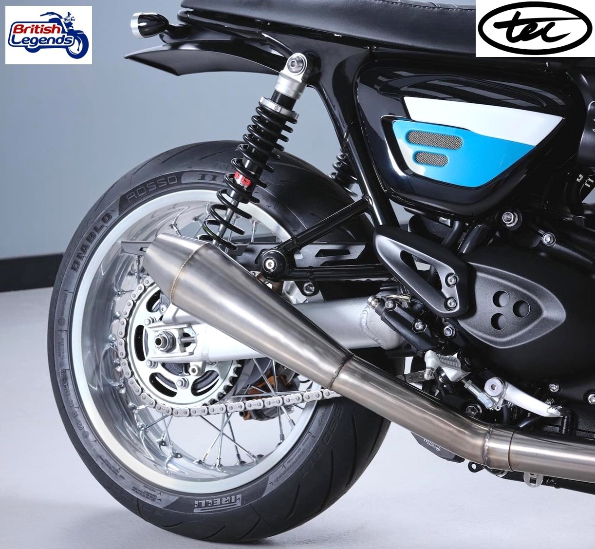 Escape 2 en 1 Inox para Triumph Thruxton & Speed Twin