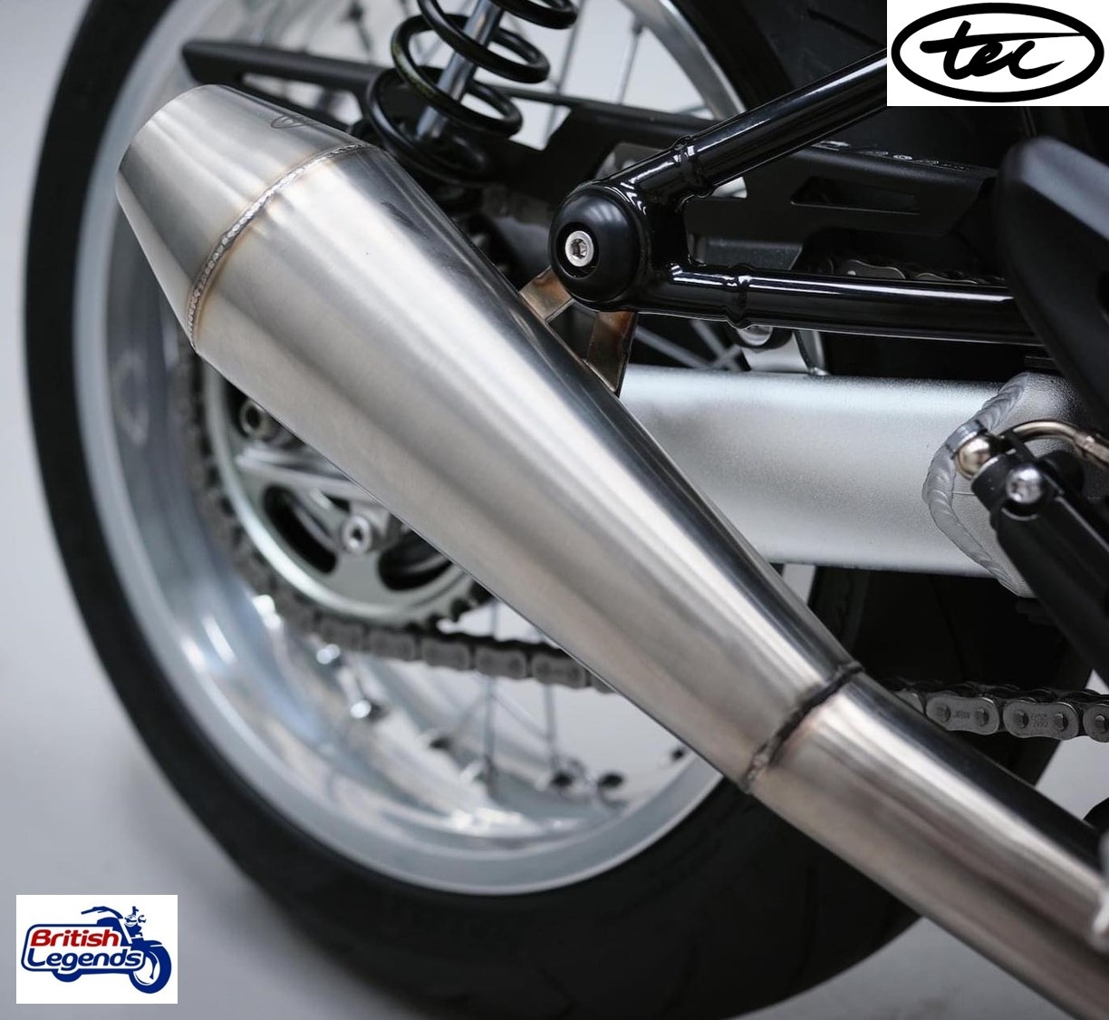 Escape 2 en 1 Inox para Triumph Thruxton & Speed Twin