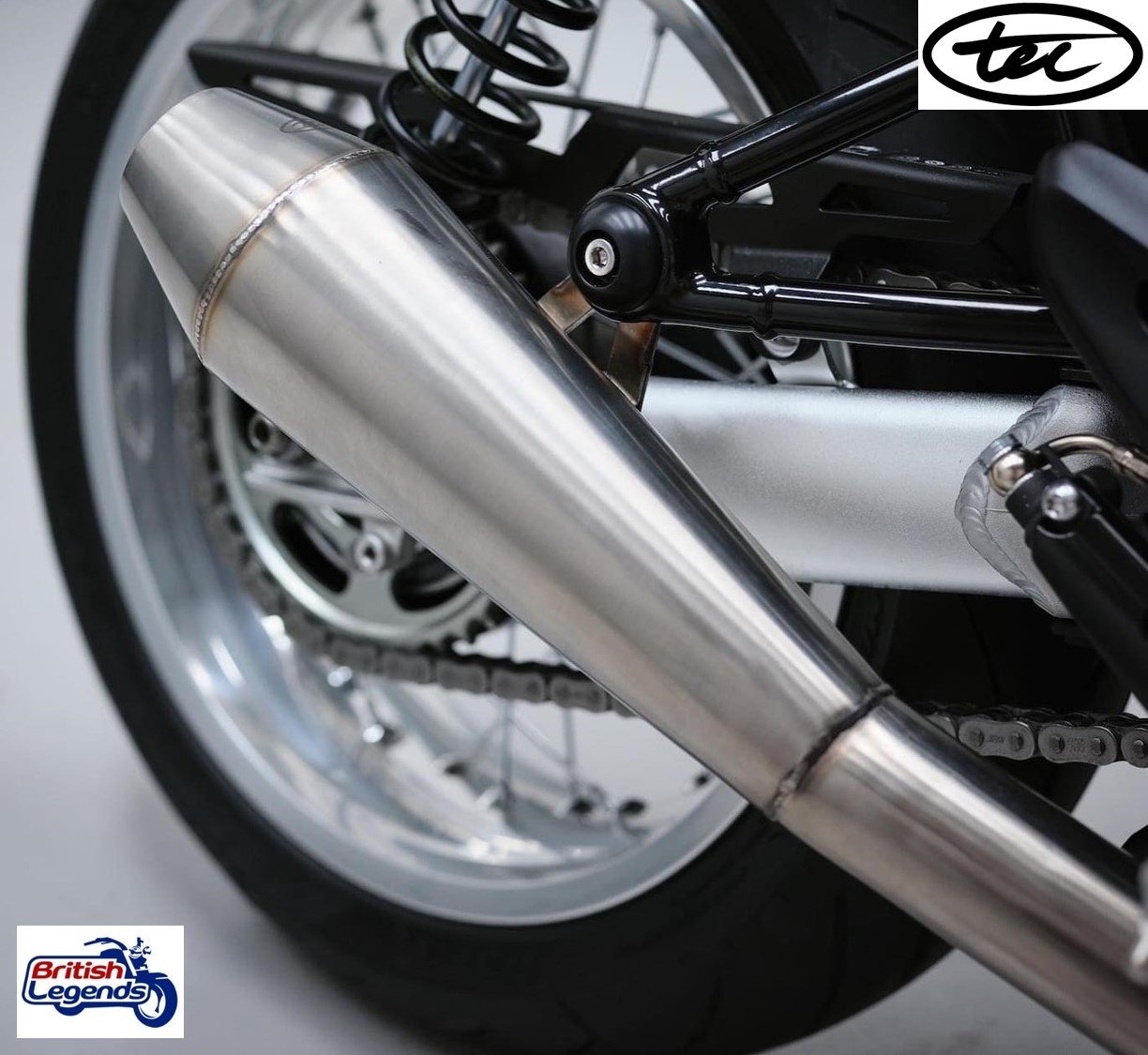 Ligne 2-en-1 Inox pour Triumph Thruxton & Speed Twin