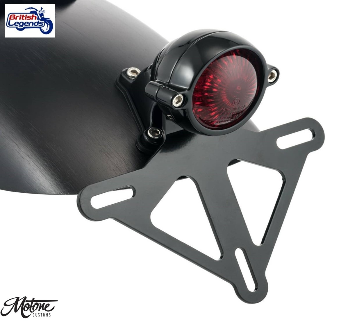 Solid Alloy Taillight on Bracket by Motone