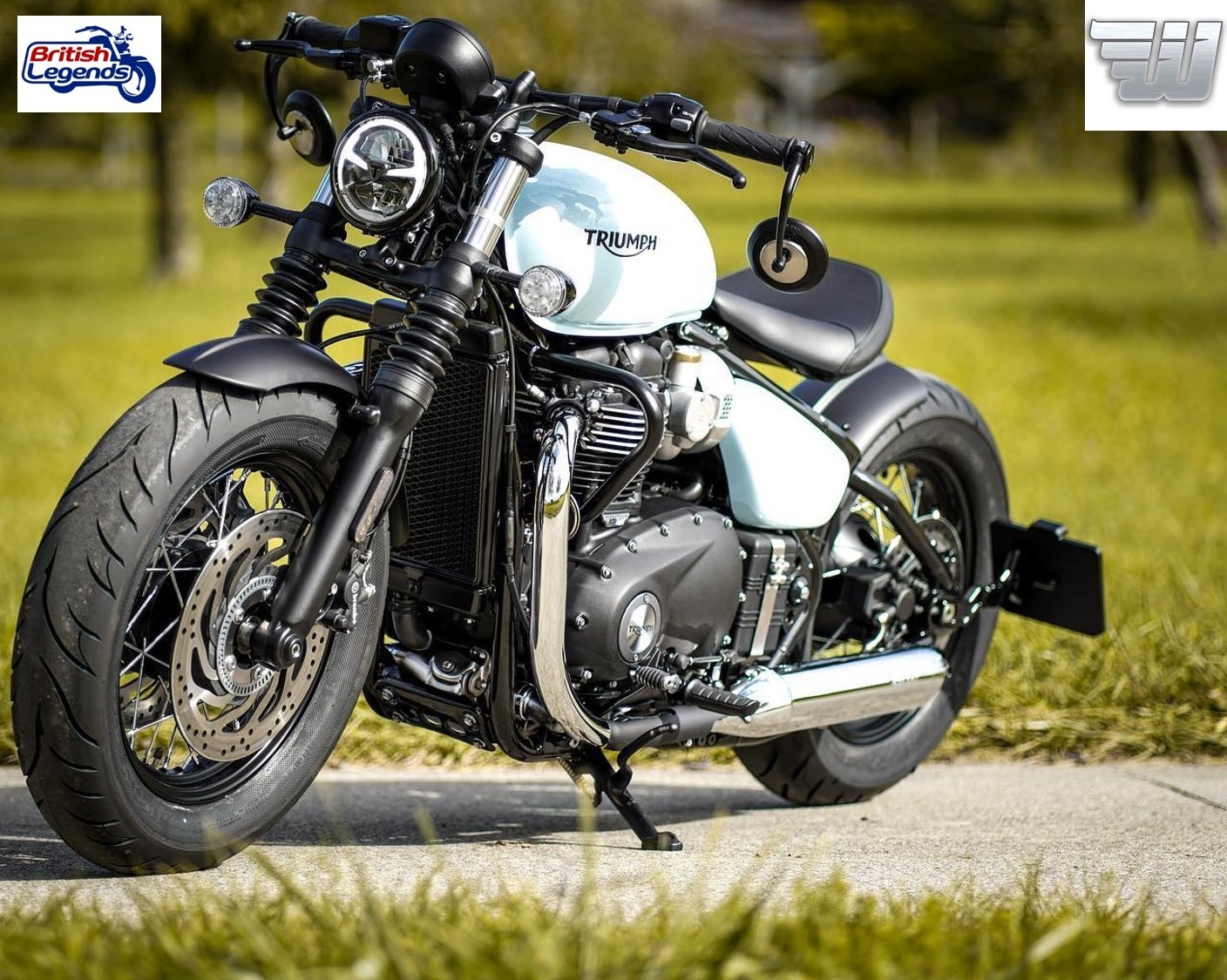 Soporte de placa lateral para Triumph Bobber