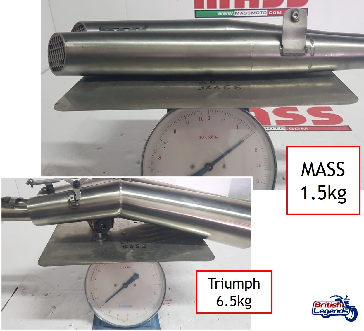 Stainless Full Slip-On Silencers for Scrambler 1200