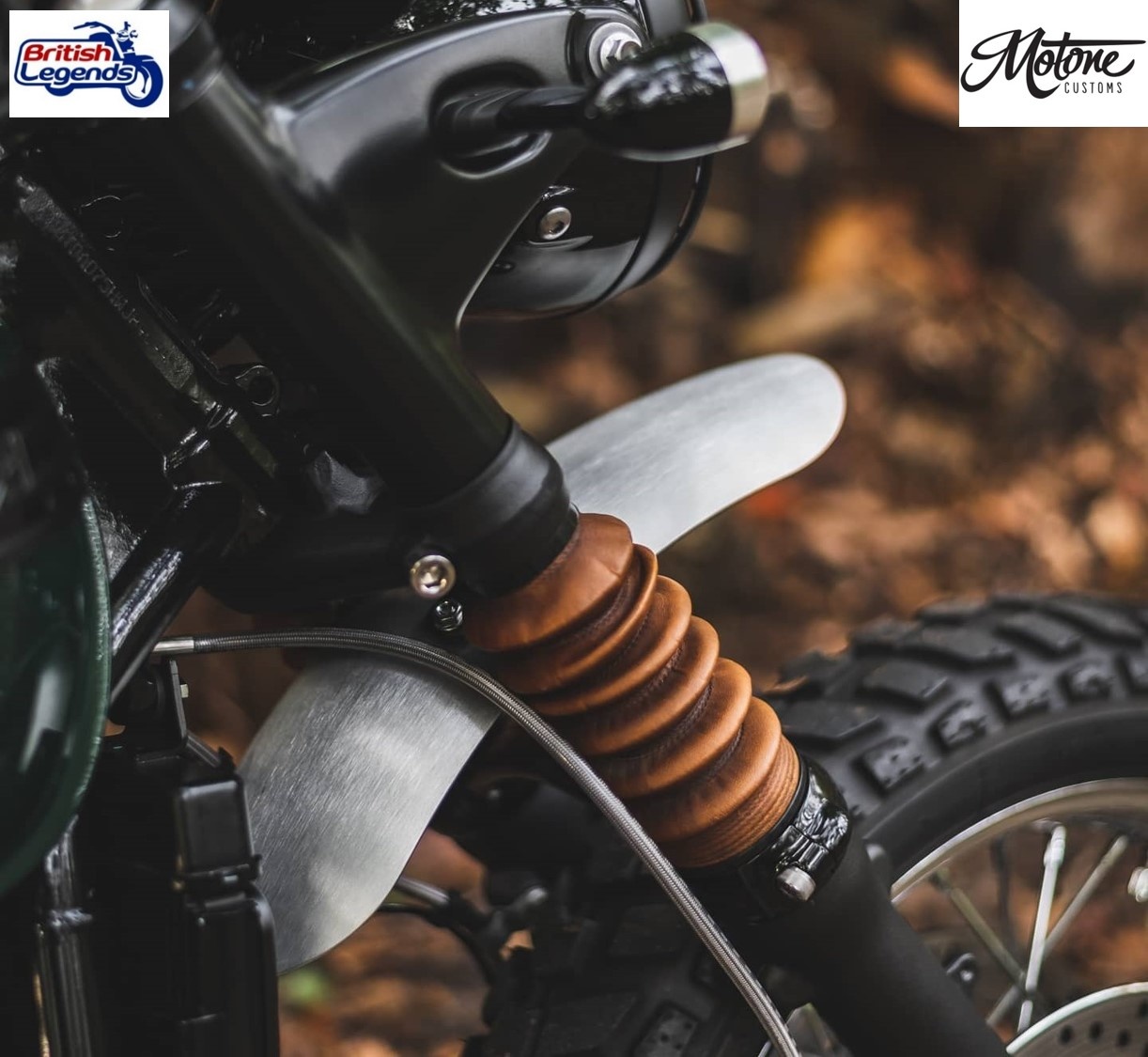 Guardabarros delantero para Triumph Twins