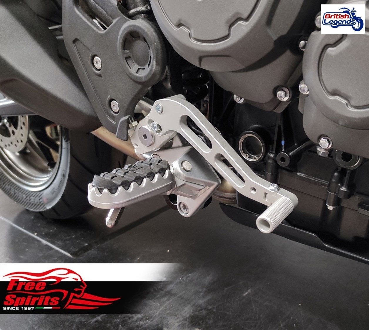 Reclining Foot Controls for Triumph Tiger 850/900