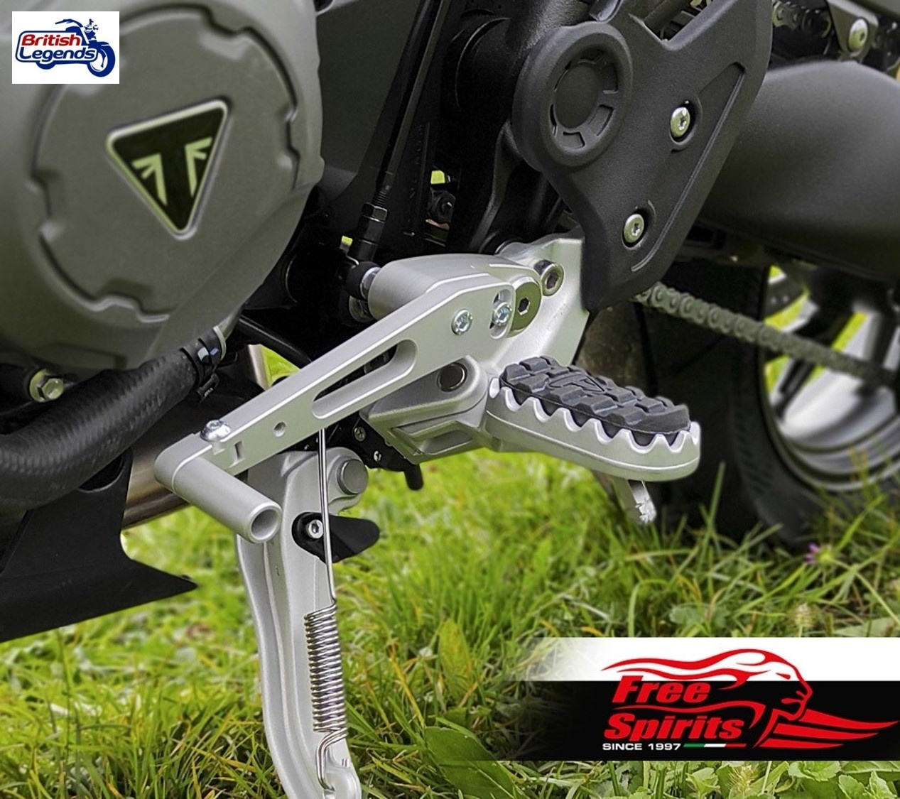 Reclining Foot Controls for Triumph Tiger 850/900