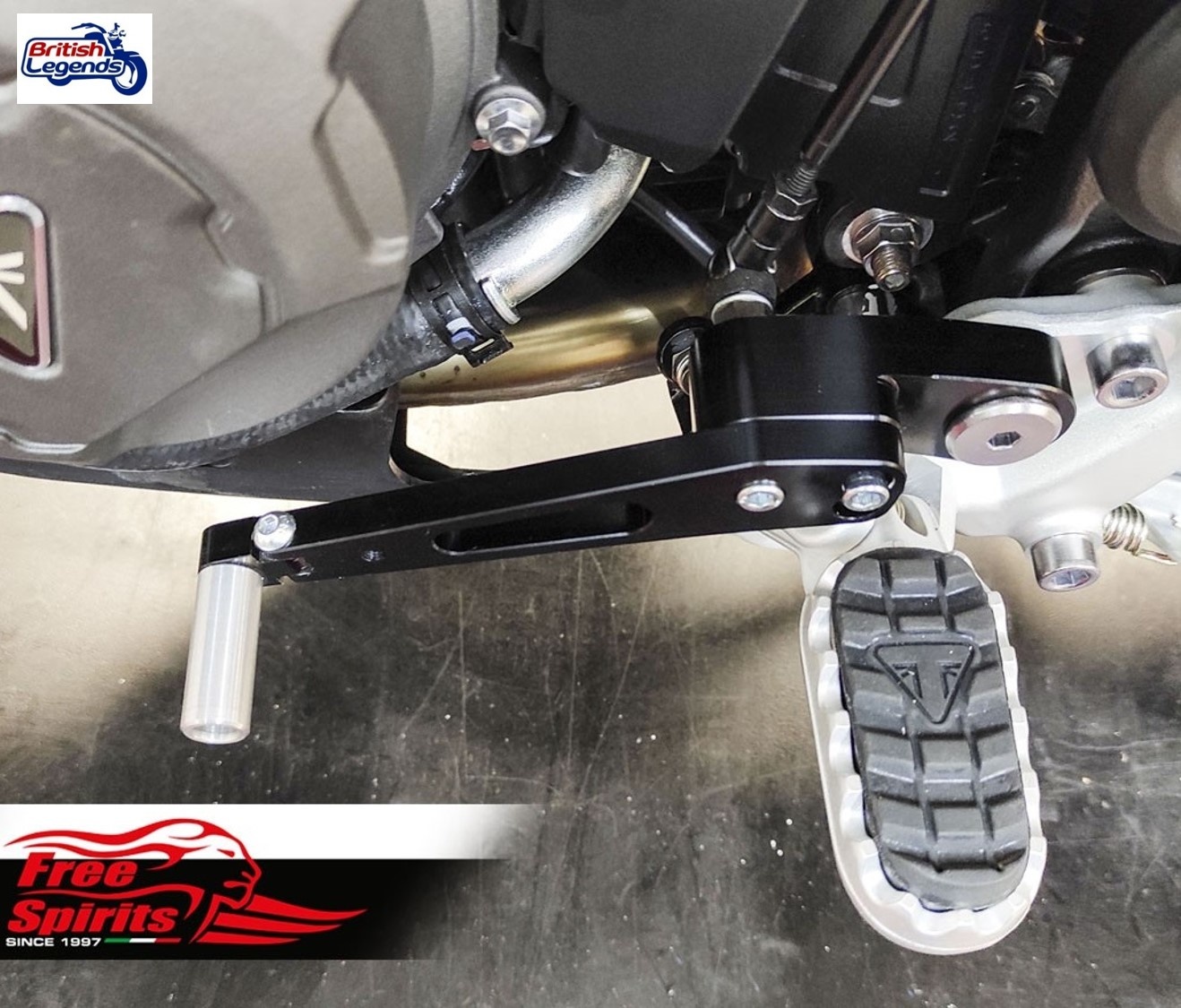Reclining Foot Controls for Triumph Tiger 850/900