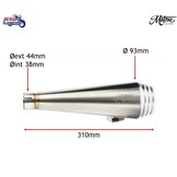 Silencieux Saturn-V pour Triumph Twins