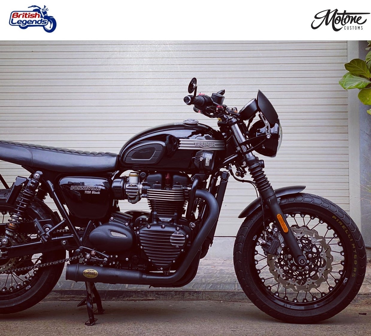 Parabrisas de aluminio para Triumph Twins