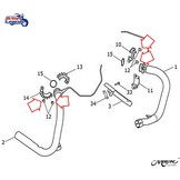 Exhaust Clamp Stud Nuts in Forged Brass