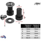 Mirrors Plugs / Blanks for Triumph Twins