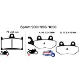 Pastillas sinterizadas para Triumph Sprint