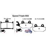 Sintered Brake Pads for Triumph Speed Triple