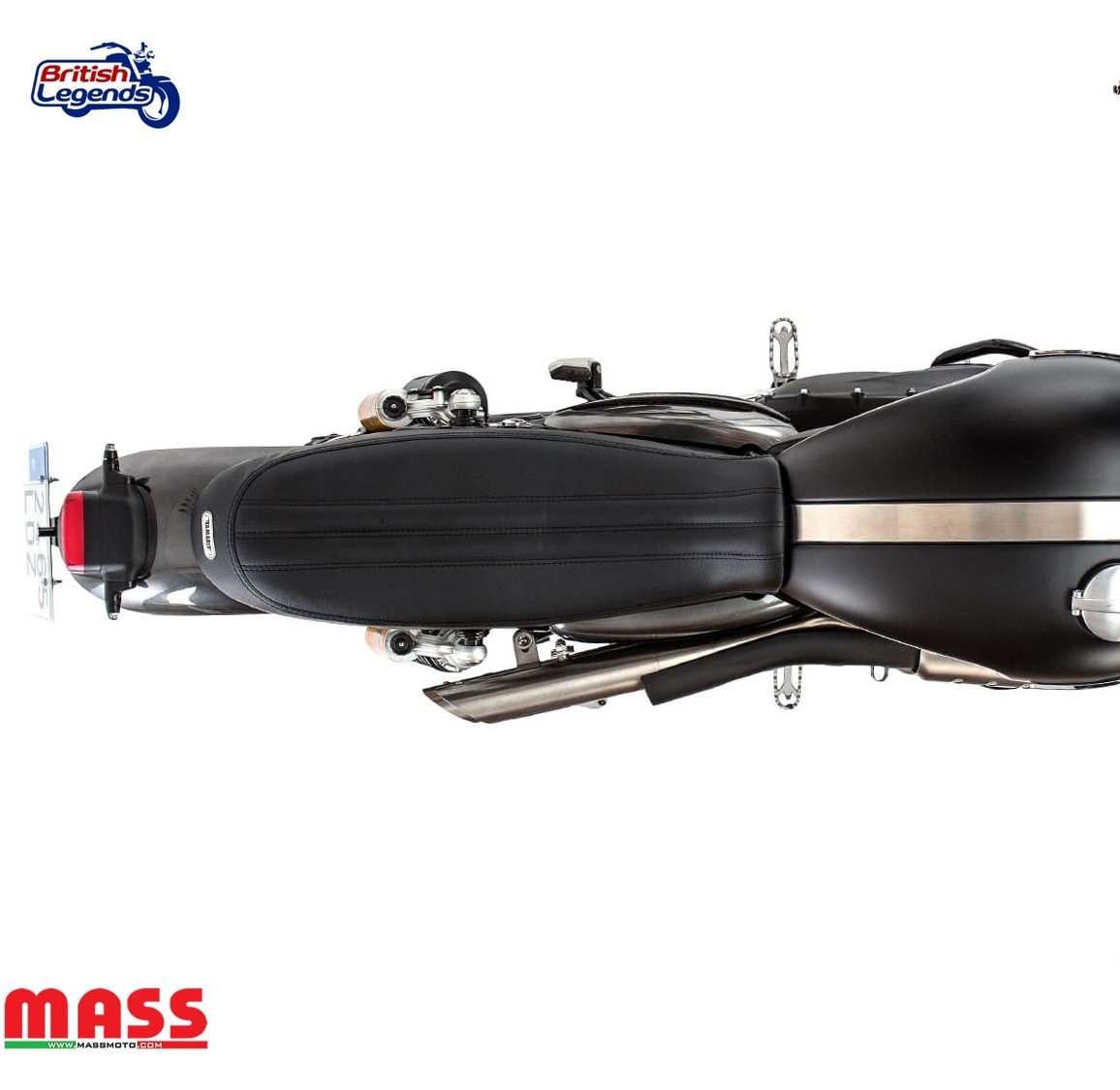 Stainless Full Slip-On Silencers for Scrambler 1200