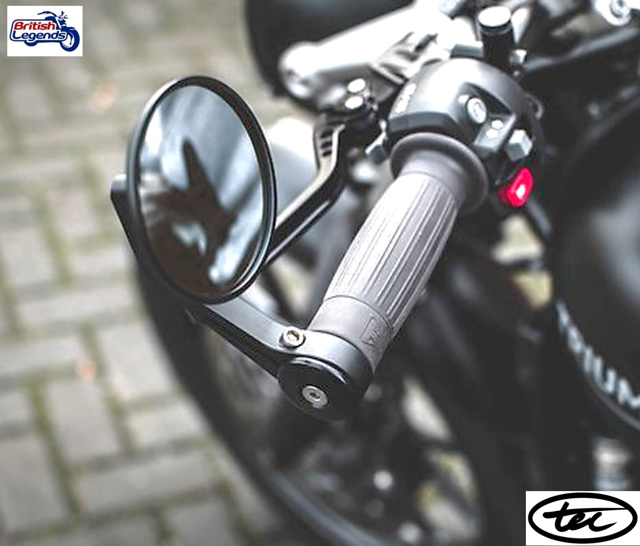 Rétroviseurs Bout-de-Guidon motos Triumph