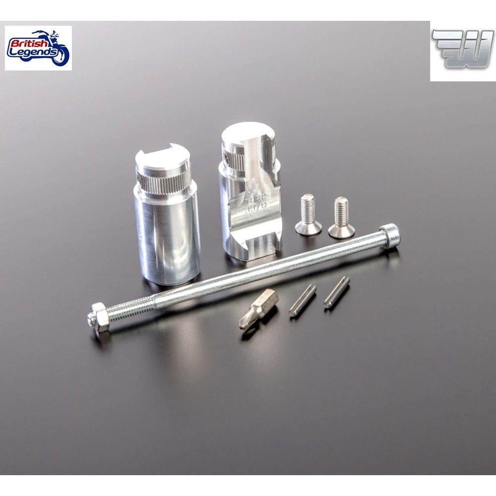 Kit Adaptador Manillar HIGHSIDER Para BMW - 2 Unidades, Roscas M10/M6