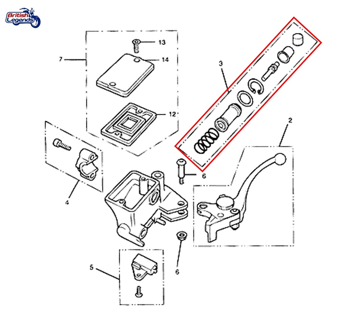Repair Kit for Clutch Master-Cylinder