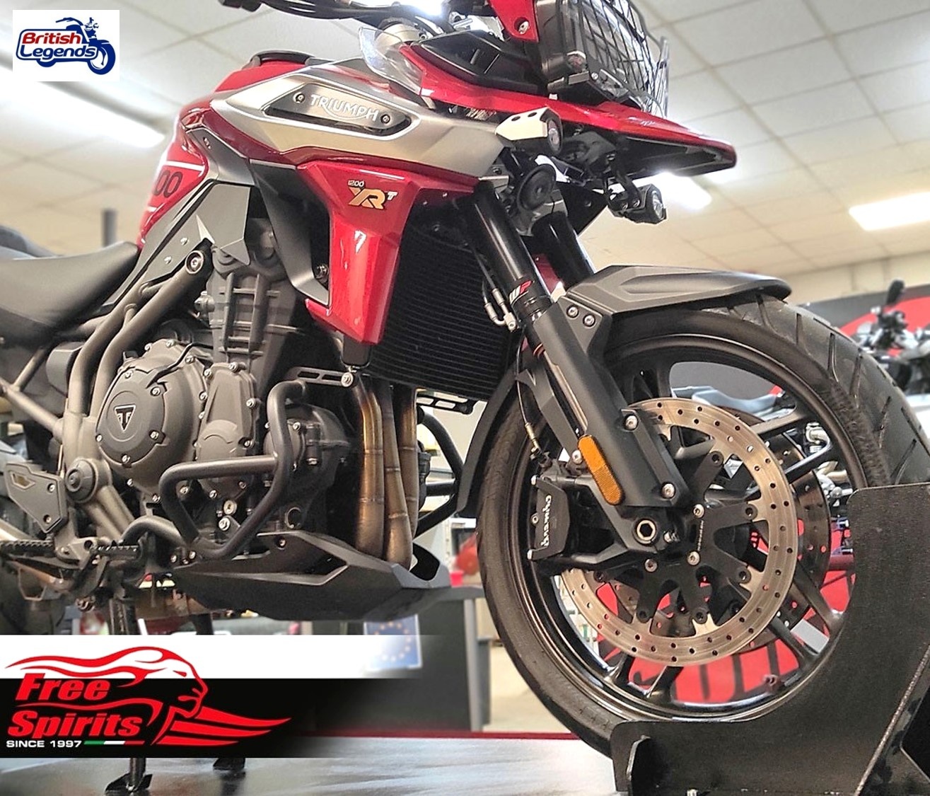 Protections d'Etriers pour Triumph Tiger 1200