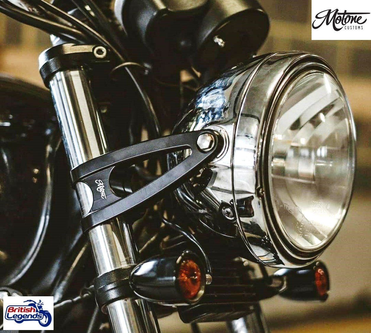 Support De Phare Moto Honda Hornet 900 / CB400 VTEC - Paire En Alliage Aluminium - Remplacement Direct