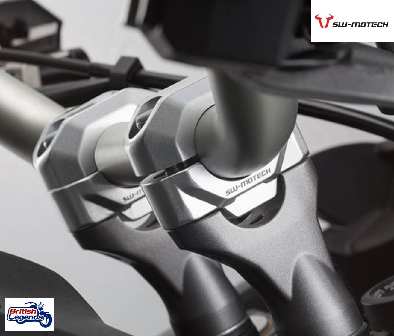 Rehausses de Pontets +20mm pour Kawa W800