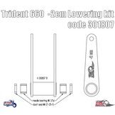 Kit de Rabaissement Trident 660 & Tiger Sport 660