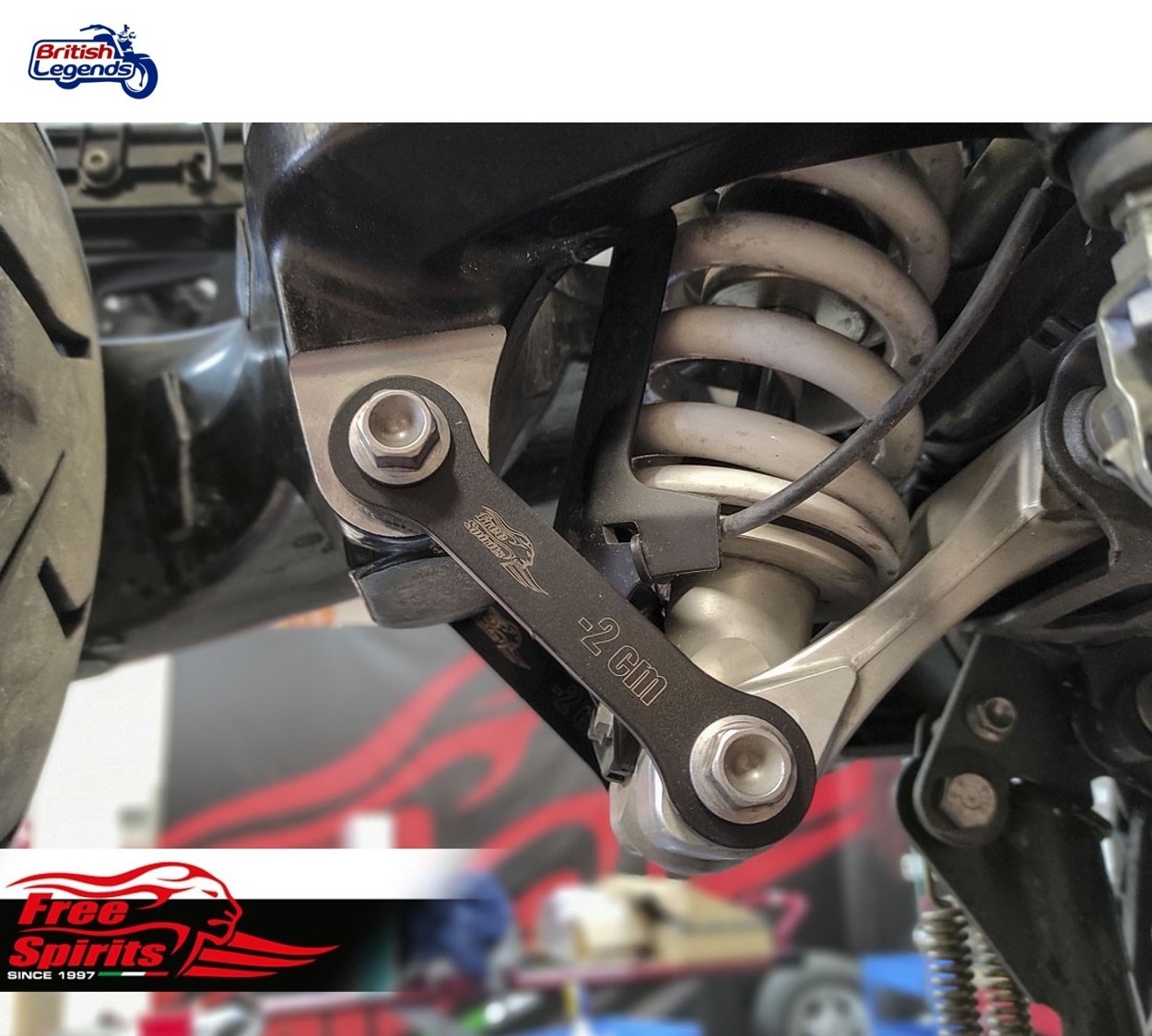 Kit de descenso -20mm para Triumph Tiger