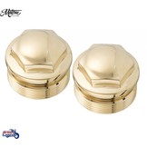 Capuchons de Fourche en Bronze pour Triumph Twins