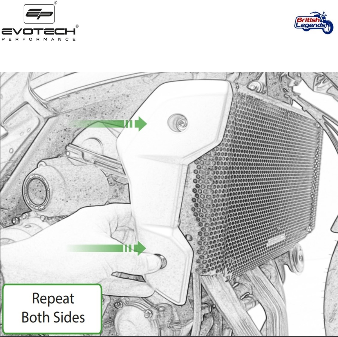 Protection de Radiateur Triumph Trident 660
