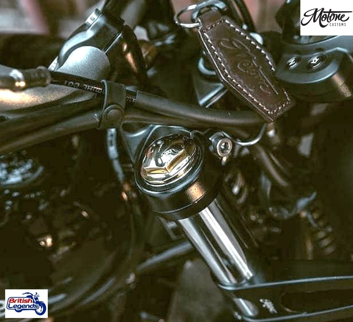 Tapas de Horquilla de Bronce para Triumph Twins