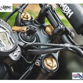 Tapas de Horquilla de Bronce para Triumph Twins
