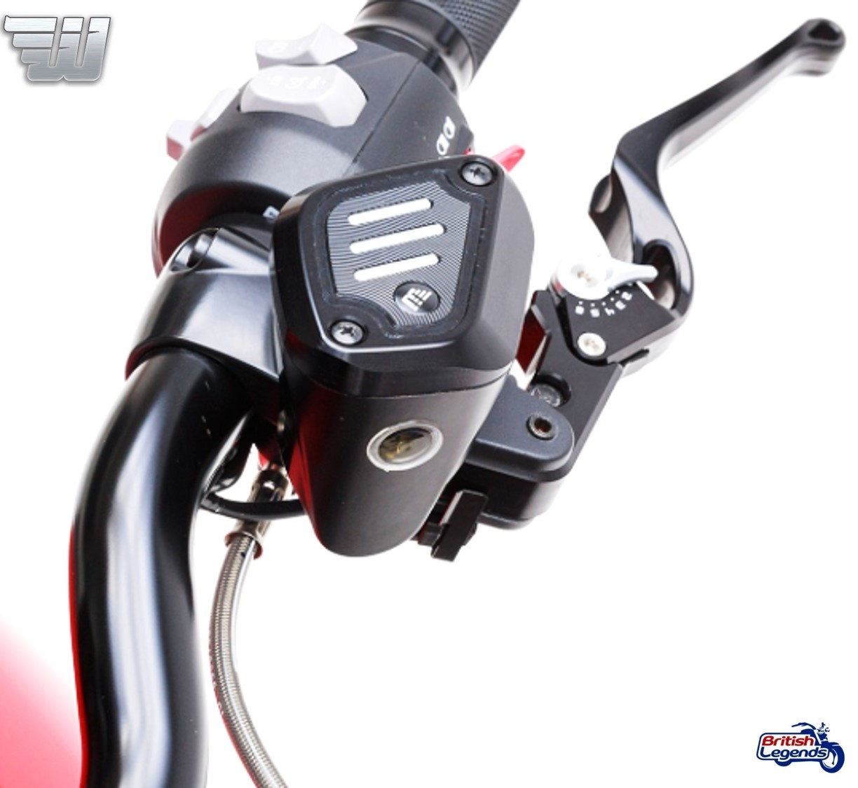 Clutch+Brake Reservoir Covers for Triumph Rocket 3