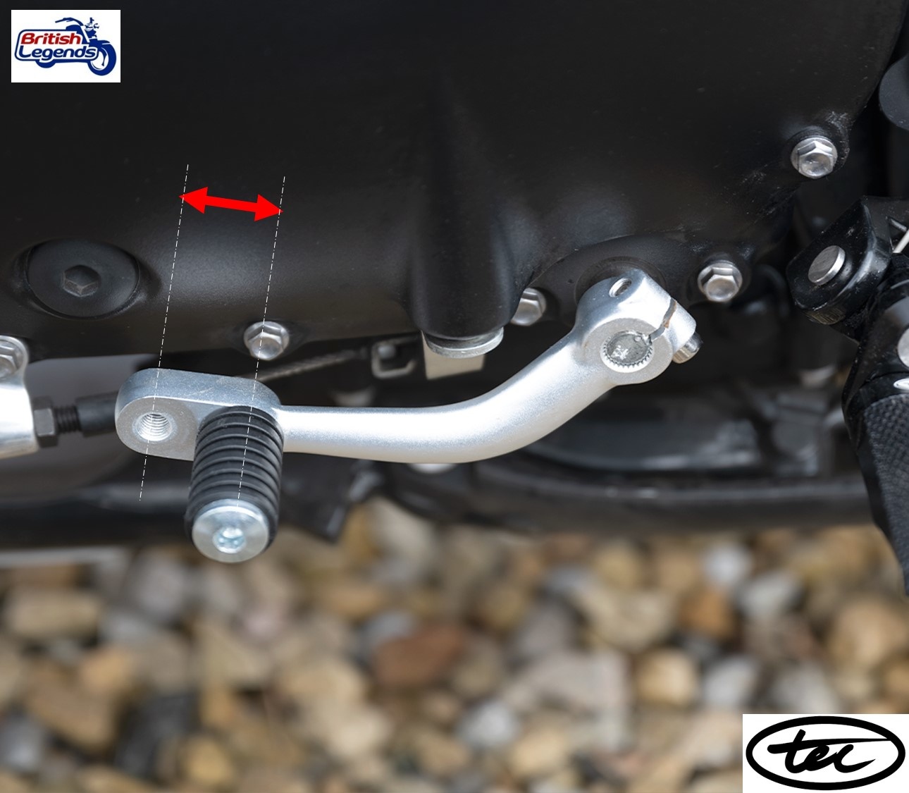 Adjustable Gear Shifter for Triumph Twins