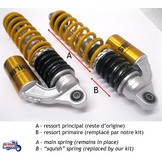 Muelles de descenso para Triumph Scrambler 1200