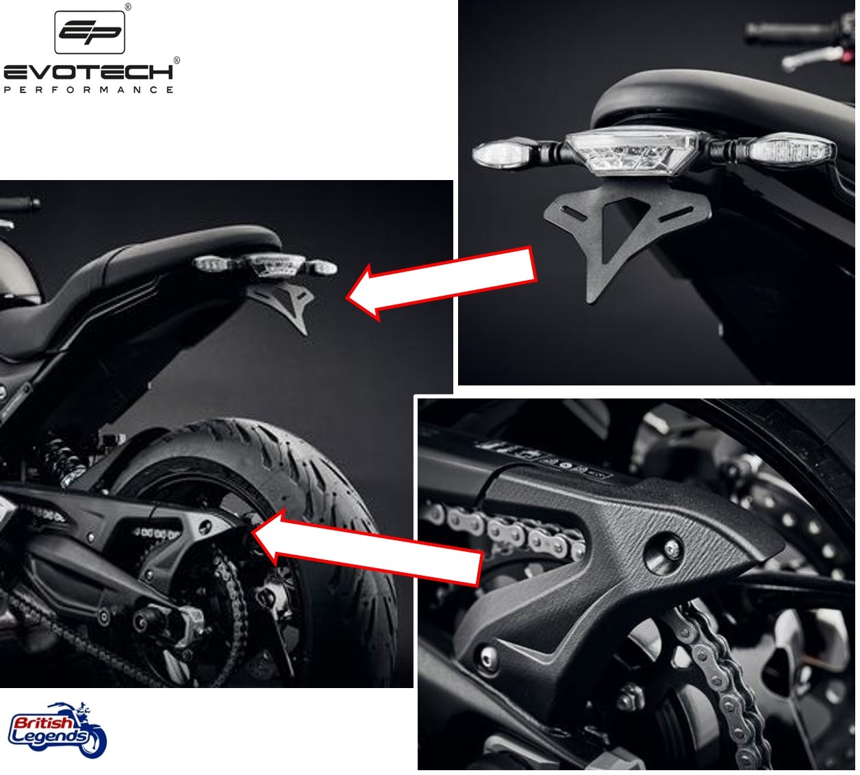 Kit Trasero Corto para Triumph Trident 660