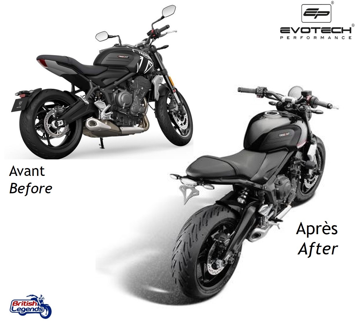 Kit Trasero Corto para Triumph Trident 660